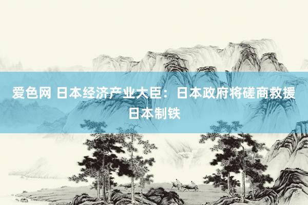 爱色网 日本经济产业大臣：日本政府将磋商救援日本制铁