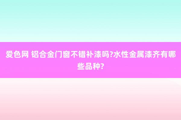 爱色网 铝合金门窗不错补漆吗?水性金属漆齐有哪些品种?