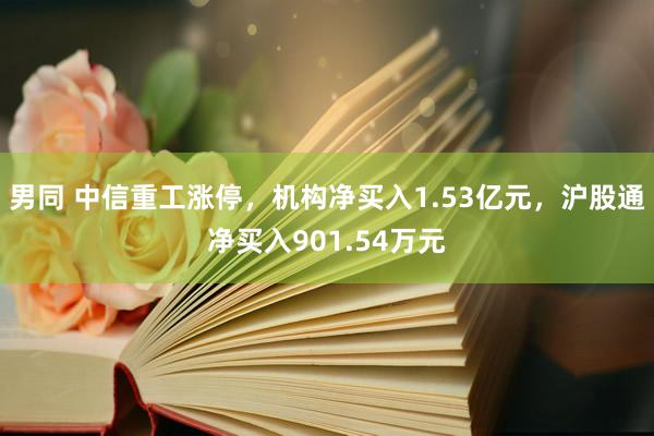 男同 中信重工涨停，机构净买入1.53亿元，沪股通净买入901.54万元